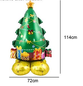 Balão árvore de natal.