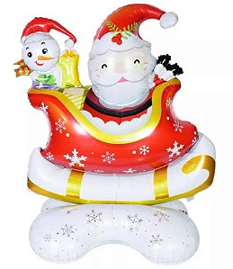 Balão Papai Noel Trenó