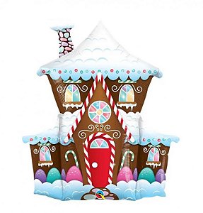 Balão casinha de doces.