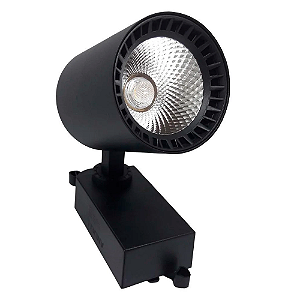 SPOT LED P/ TRILHO 18W 3000K CP PT