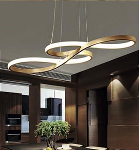 PENDENTE LED SONETO 60W 1000MM X 400MM 3000K