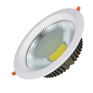 LUMINÁRIA LED COB DOWLIGHT REDONDO 30W 4000K