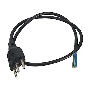RABICHO PP MACHO 3X0,75 10A PT 1 MT
