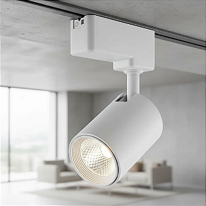 SPOT LED TRILHO BRANCO 7W 3000K BIV