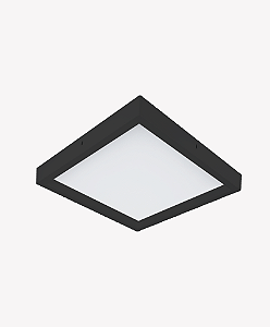 PAINEL LED SOB RECUADO 24W 4000K 28X28 BIV PT