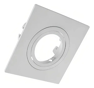 SPOT EMBUTIDO QD PLANO DICROICA MR16 GU10 BR