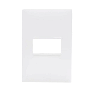 PLACA 4X2 P/ 1 POSTO LINHA PIAL PLUS+