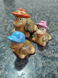 TERRÁRIO TRIO TARTARUGA DE CHAPÉU