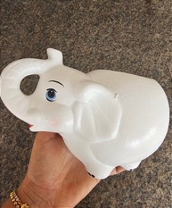 VASO ELEFANTE BRANCO POTE 6