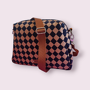 Bolsa Beatriz - Geométrica Caramelo