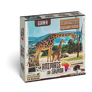 JOGO ELEFANÚMEROS - 25 peças em quebra-cabeça madeira mdf Aquarela