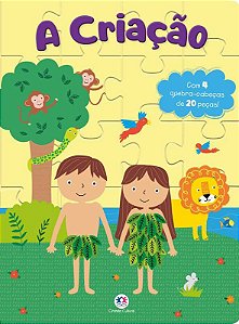 Livro Infantil A Arca De Noé Quebra-Cabeça - Tenda Gospel Livraria