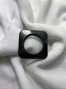 Ilhós Quadrado Preto - 19mm