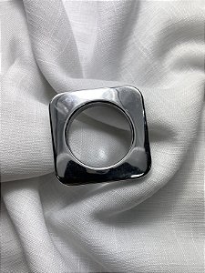 Ilhós Quadrado Cromado - 19mm