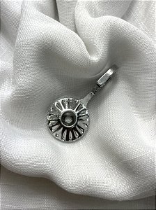 Abraçadeira Rosa Cromada Alumínio - 19mm