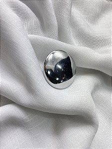 Ponteira Chata Cromada Alumínio - 19mm