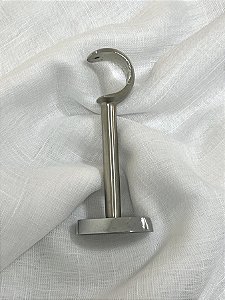 Suporte Chapa Alongado Cromado - 19mm
