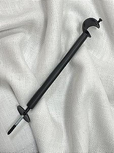 Suporte Médio Alongado Preto - 19mm