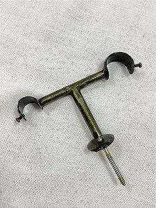 Suporte Simples Teto Duplo Ouro Velho - 19mm