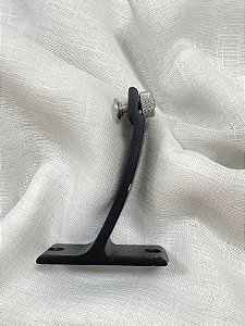 Suporte Extrusado Preto - 19mm