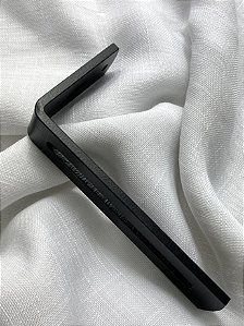 Suporte L Simples Preto - 19mm
