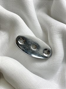 Roseta Oval Cromada - 19mm