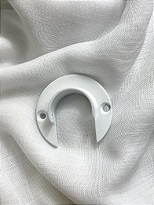 Suporte Simples Flange Branco - 19mm