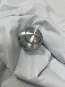 Ponteira Bola Oca Aço Escovado - 19mm