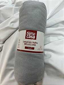 Lençol Casal Bene Casa Cinza