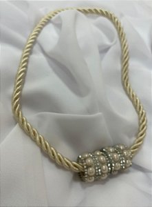 Abraçadeira Infinity Redonda c/ Imã Perola