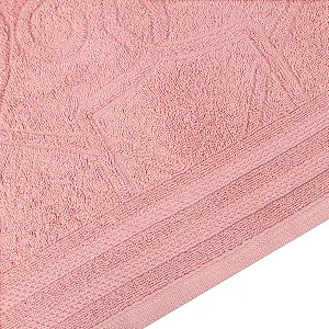 Toalha de Banho Elos Rosa Chiclete / 1,50x0,75