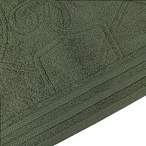 Toalha de Banho Elos Verde Musgo / 1,50x0,75