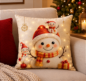 DUPLICADO - Almofada Piscante Papai Noel 45x45