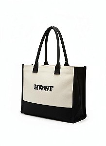 BAG PRAIA OFF WHITE E PRETO