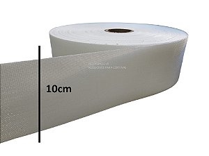 ENTRETELA PLÁSTICA POLIETILENO - 10CM - BRANCO - ROLO C/ 50 ML