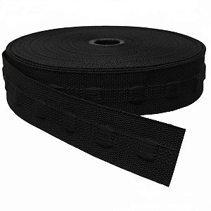 FITA FÁCIL WAVE - 2X2CM - PRETO - ROLO COM 50 METROS