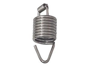 MOLA COM TUBINHO PARA TOLDO - NIQUELADO - PACOTE COM 10 UNIDADES