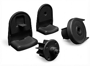 Kit Comando para Persiana/ Cortina Rolo - 28 - Linha Plus - Cor Preto - PACOTE COM 50 UNIDADES