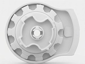Kit Comando para Persiana/ Cortina Rolo - 32 - Linha Premium - Cor Branco - PACOTE COM 01 UNIDADE