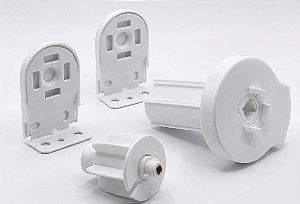Kit Comando para Persiana/ Cortina Rolo - 38 - Linha Premium - Cor Branco - PACOTE COM 100 UNIDADE