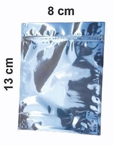 Saco Stand Up Pouch Metalizado 8x13