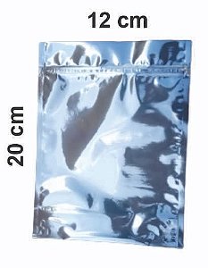 Saco Stand Up Pouch Metalizado 12x20