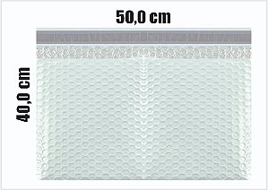 Envelope de Segurança Bolha Laminado Branco- 50x40