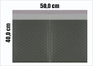 Envelope de Segurança Bolha Laminado ECO Preto - 50x40