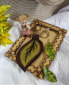 GRANDE FOLHA CHAVEIRO DUPLA FACE PERSONALIZADA