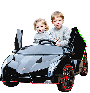 Carro elétrico infantil Lamborghini Veneno 2 lugares