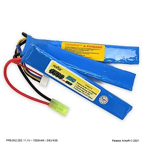 FFB-012 Bateria LiPO 25C - 11.1V - 1500mAh