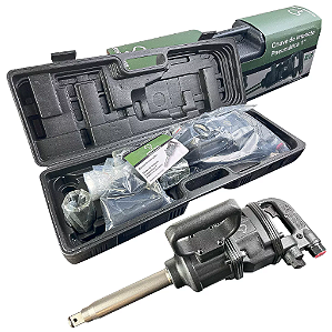 Chave Pneumática Potente Brasil Longa 1 Pol 3900rpm 224,3kgf