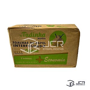 Papel Interfolha 100% Celulose 20 x 21 cm com 600 g Vó Tudinha