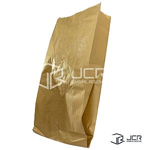 Sacos de Papel Kraft 60g Pardo 25 Kg com 250 Irani